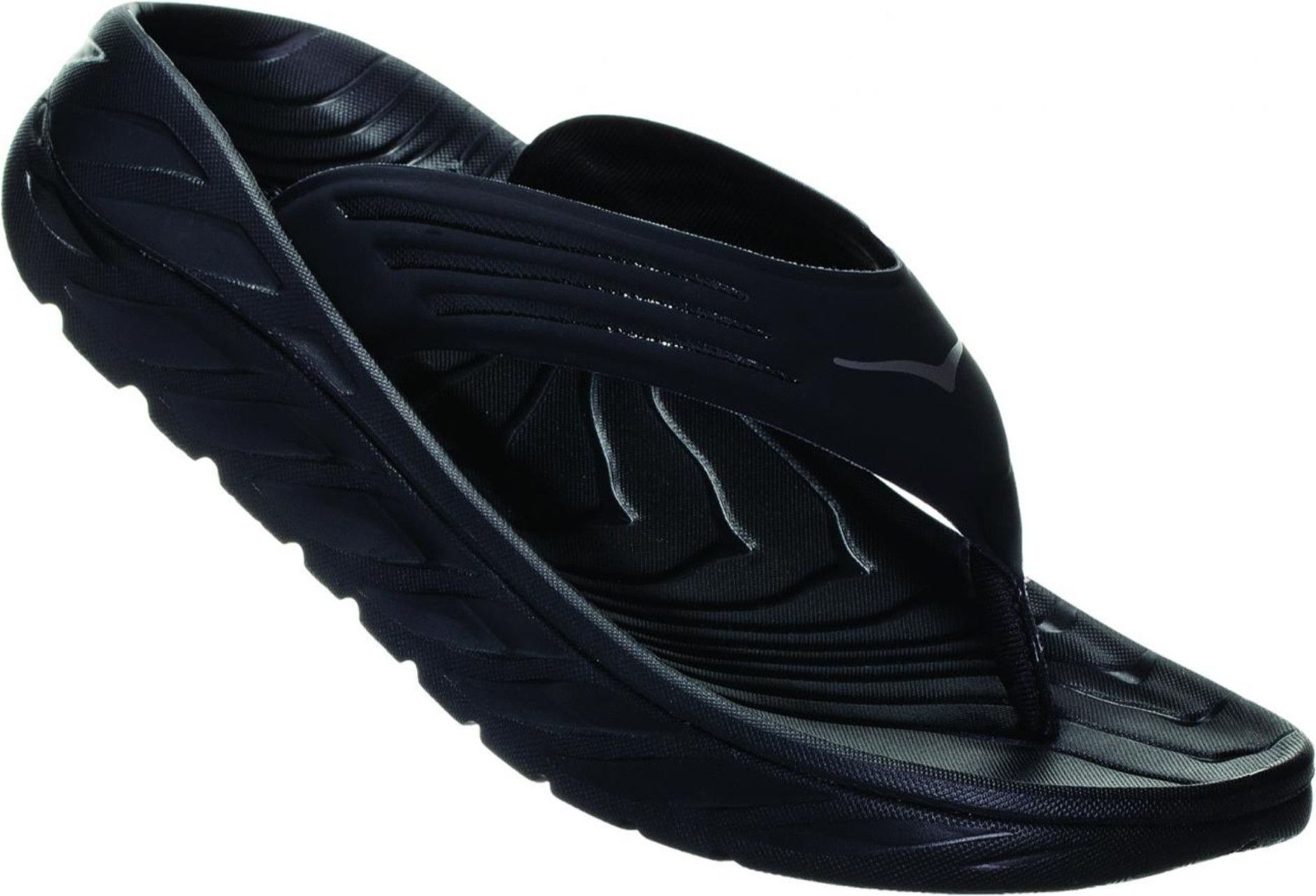Hoka Ora Recovery Flip Black | Alltricks.com