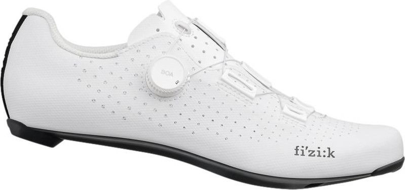 fi'zi:k TEMPO ビンディング ホワイトDECOS CARBON 42 Fizik Tempo Decos Carbon White Road Shoes | Alltricks.com