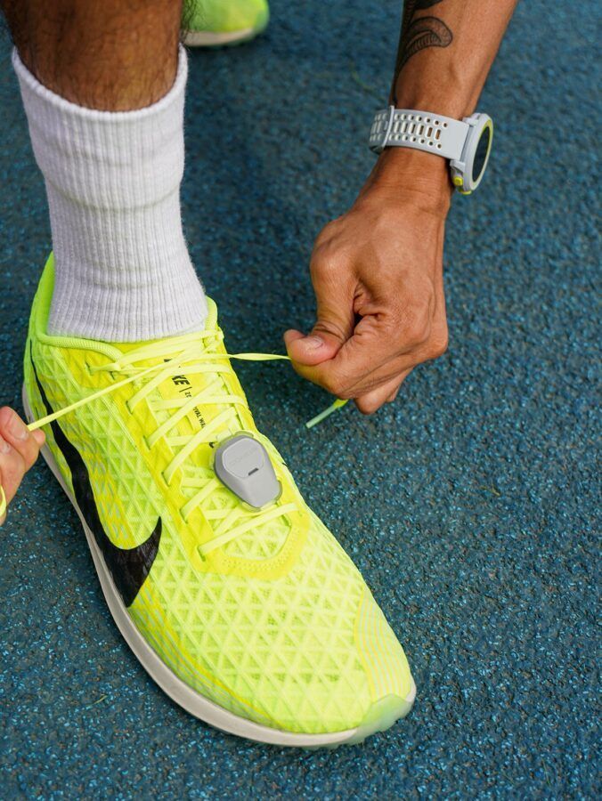 Foot Pod Running Shoes With Sensors Coros Pod Stride Sensor