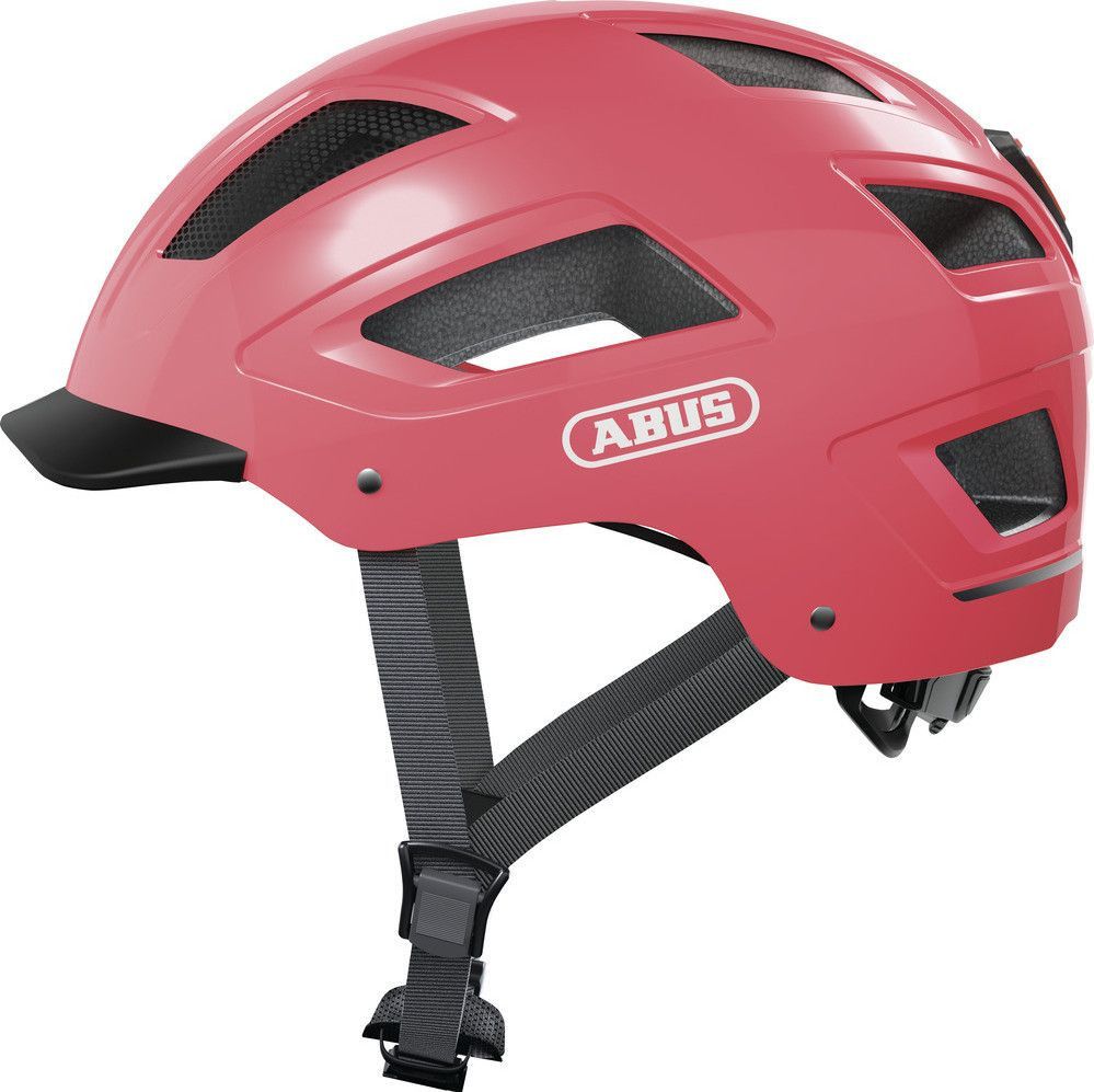 Abus Bicycle Helmet Hyban 2.0 Red L 56-61 Cm | Alltricks.com