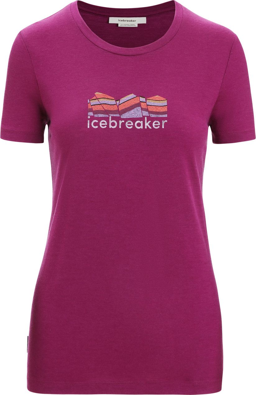 T-shirt Icebreaker Laine Mérinos Femme - Bleu Clair, Taille M - Très Bon état