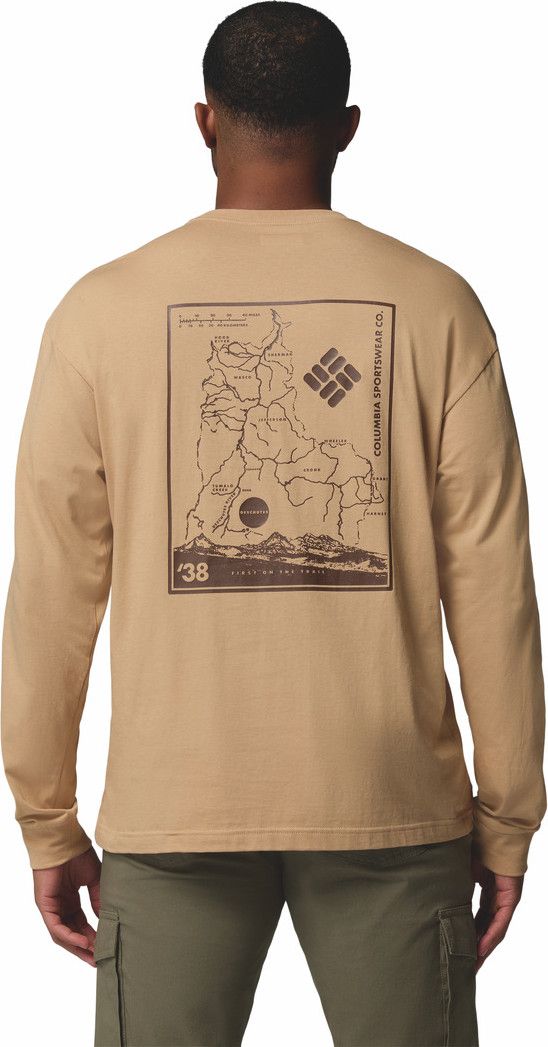 Columbia Black Butte Beige Long Sleeve T-Shirt | Alltricks.com