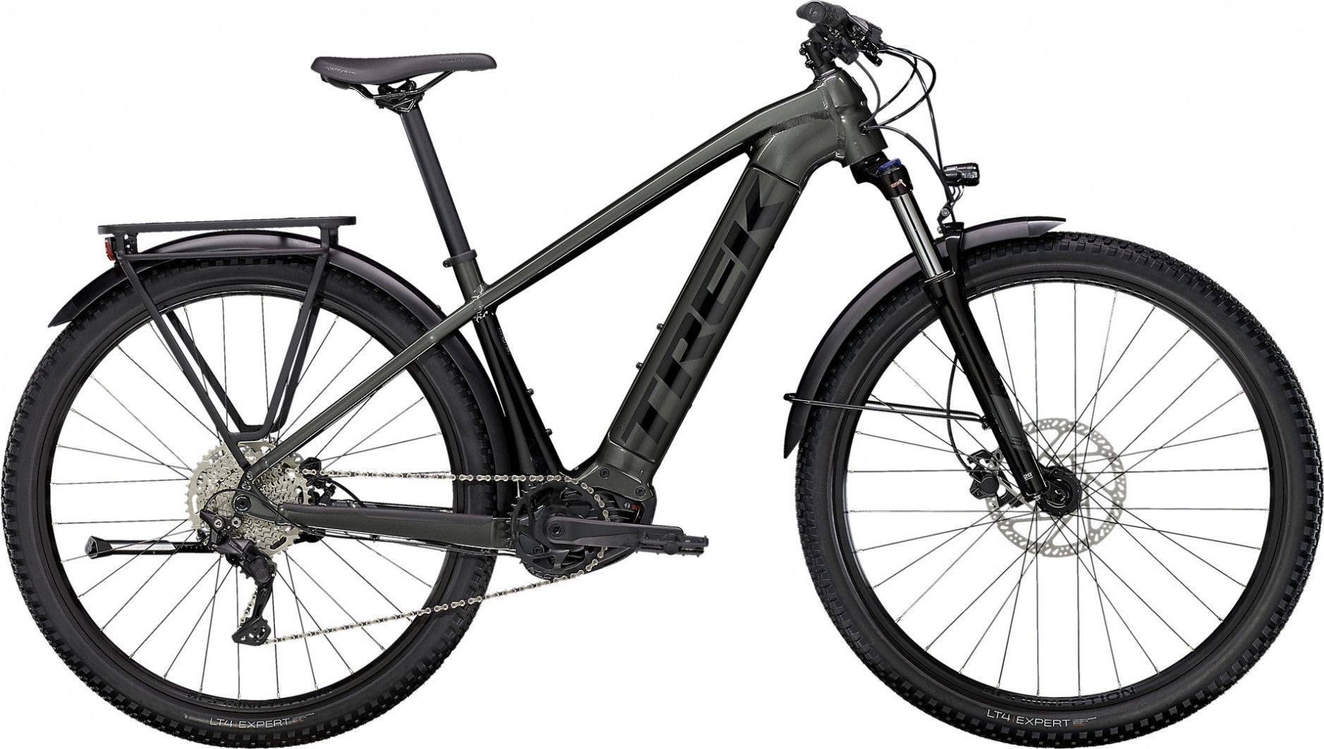 Trek Powerfly Sport 4 Equipped Semi Rigid Electric MTB Shimano Deore 10V 500Wh 27.5 Lithium Gray Trek Black 2021 Alltricks