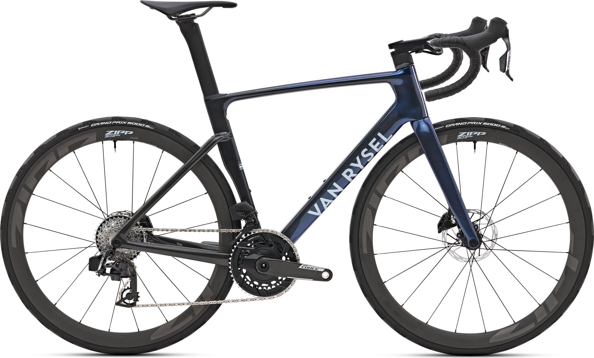 Van Rysel RCR Pro Road Bike Sram Force AXS 12S 700 mm Midnight Blue 2025
