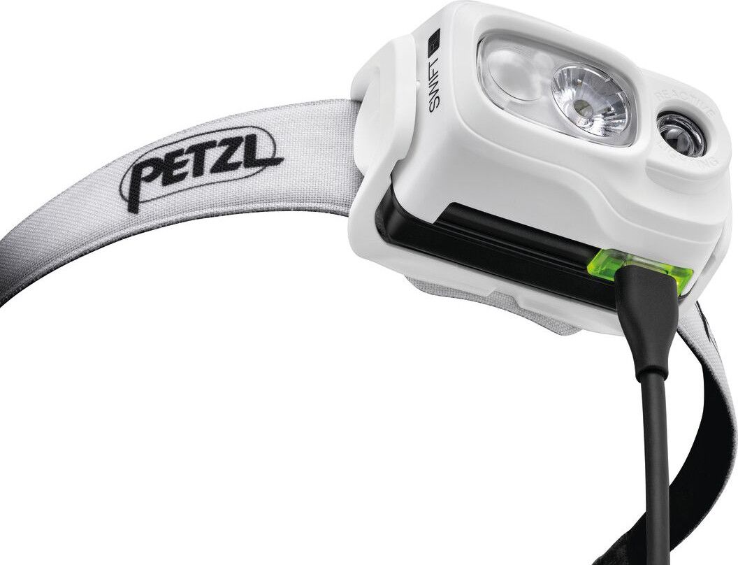 Lampe Frontale Petzl Swift RL 1100 Lumens Blanc Alltricks.fr