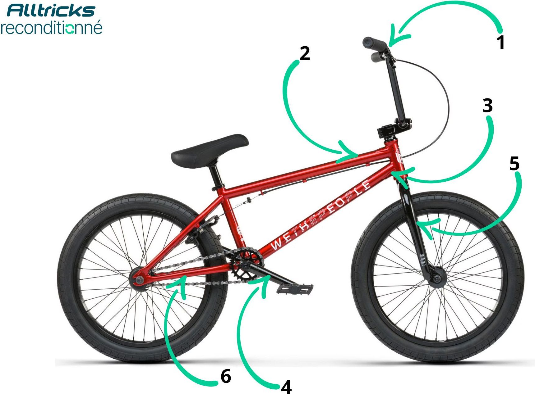 Refurbished Product - BMX Freestyle WeThePeople Arcade 20.5 