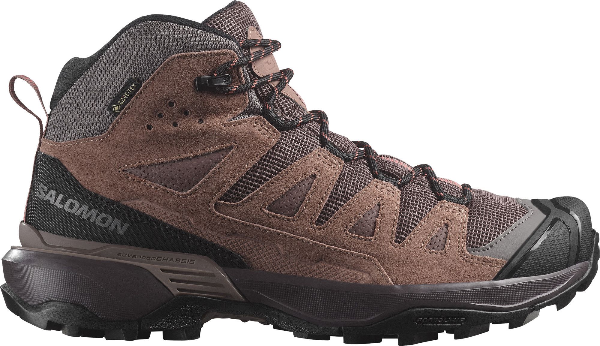 Scarpe da trekking Salomon X Ultra 360 Mid Gore-Tex Donna Marrone