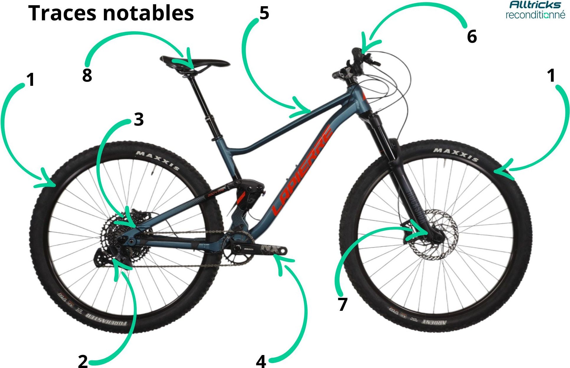 Refurbished Product - Lapierre Zesty TR 4.9 Sram GX Eagle 12V 29