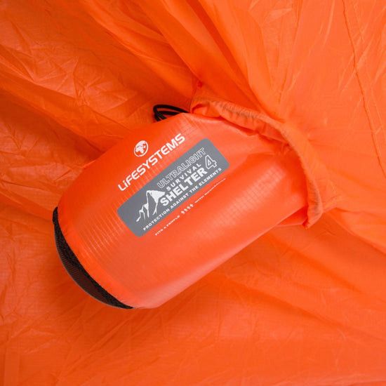 Lifesystems Ultralight Orange 4-Person Survival Shelter