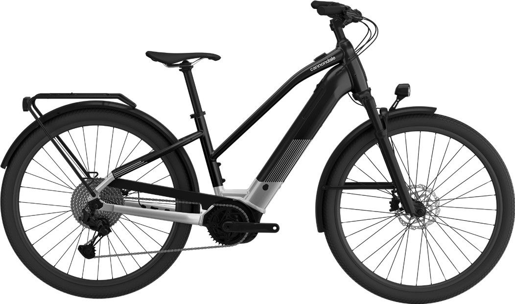 Cannondale Tesoro Neo X Low Step Electric City Bike Shimano Cues 9S 500Wh  29'' Black Grey