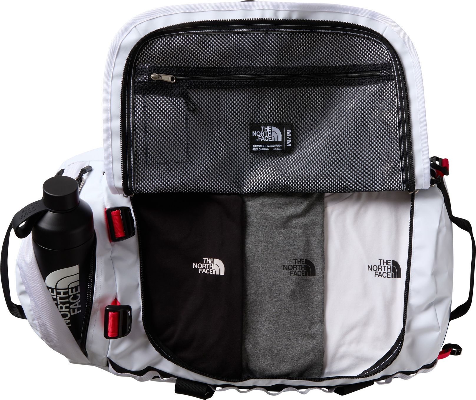 Travel Bag The North Face Base Camp Duffel M - 71L White