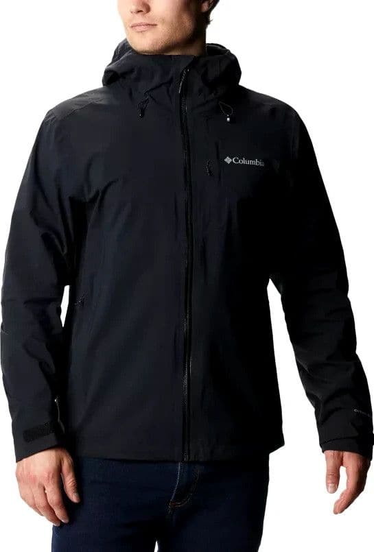 Columbia Omni Tech Ampli Dry Waterproof Jacket Black Mens L