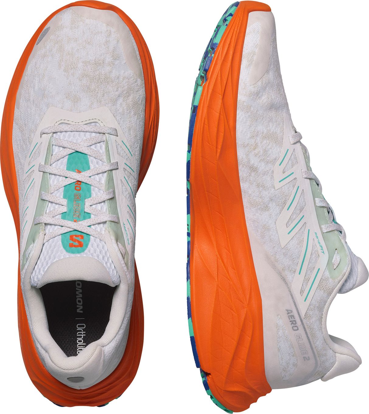 Salomon Aero Glide 2 Running Shoes White/Orange | Alltricks.com