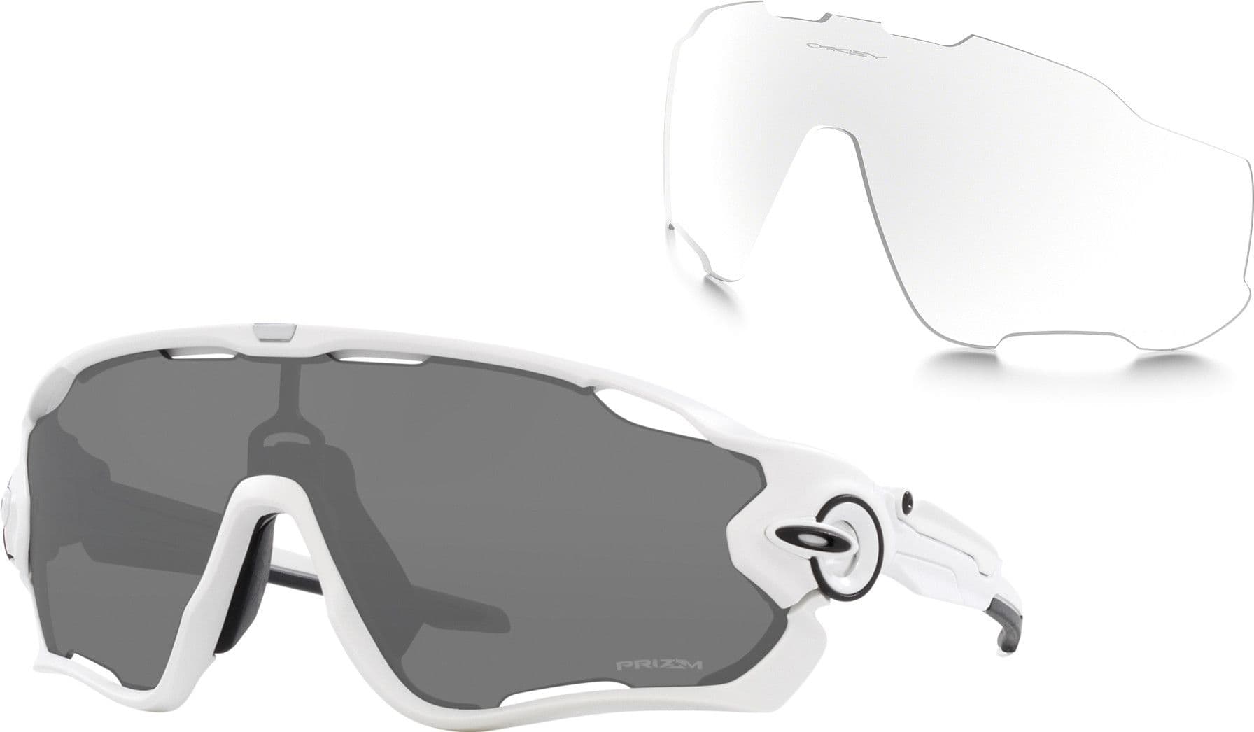 Oakley Jawbreaker White Matte Prizm Black Goggles Ref OO9290 76 Alltricks