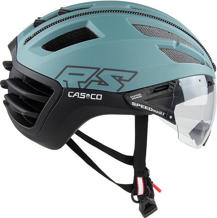 Casque Casco Speedairo RS avec visière Vautron Vert Mat
