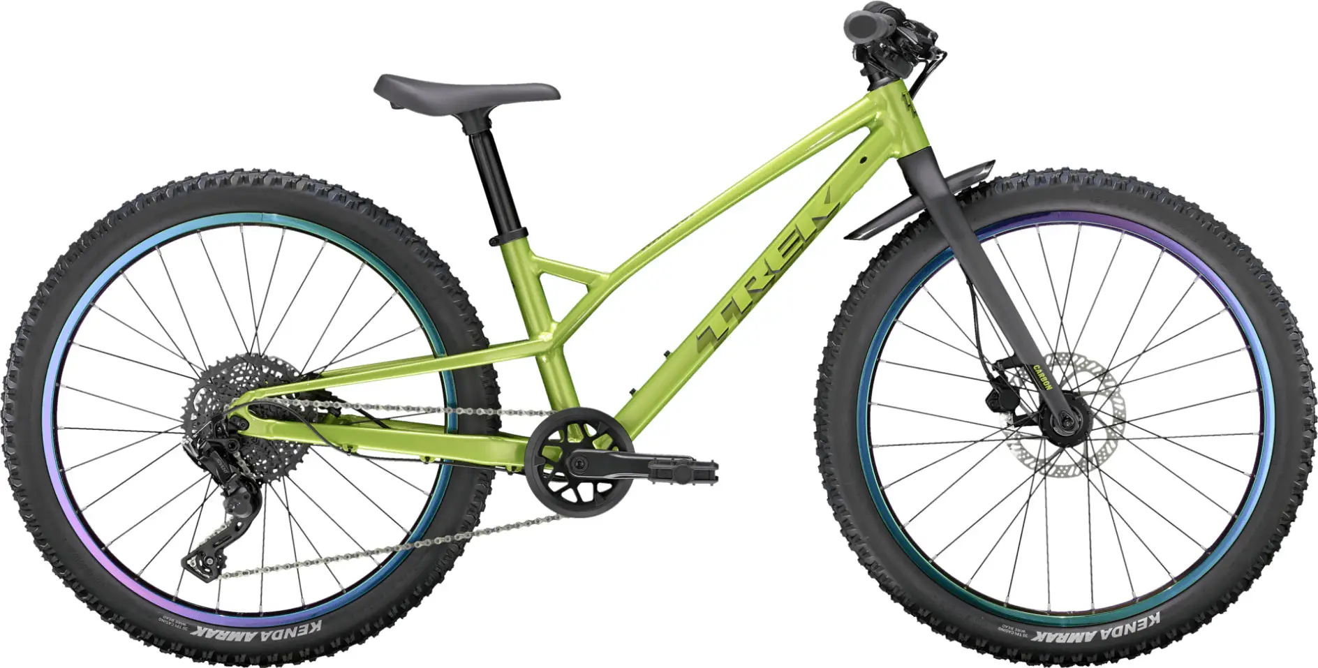 Trek Wahoo Trail MicroShift Advent 9V 24'' Green 2024 Rigid Children's  Mountain Bike