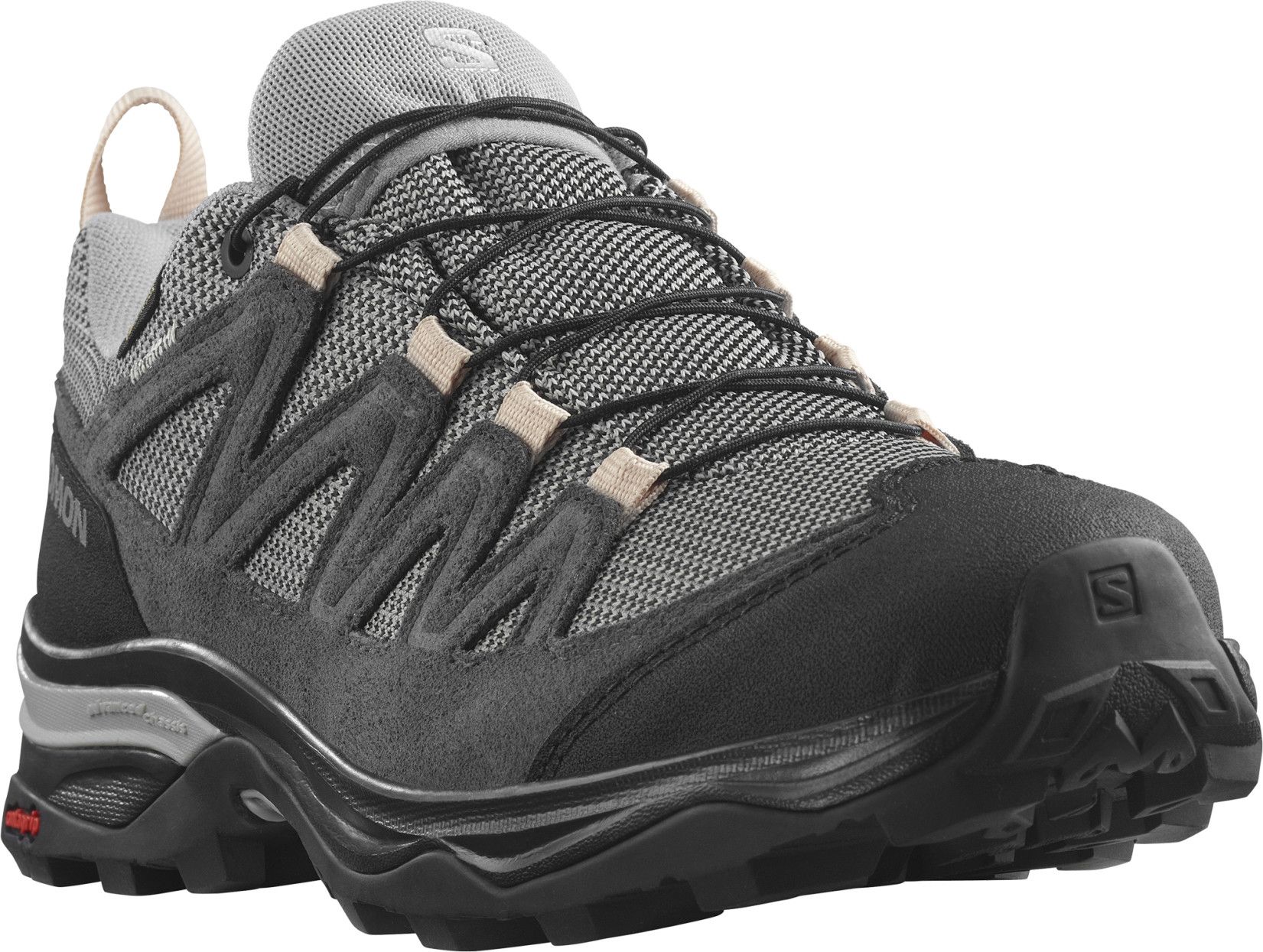 Salomon X Ward Leather GTX Women s Hiking Shoes Grey Alltricks