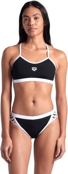 Arena Icons Bikini Avec Logo Femme - Maillot Résistant Au Chlore, Confortable Et Élégant