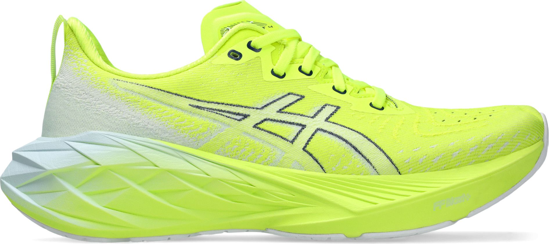 Chaussures Running Asics Novablast 4 Jaune Gris Homme Alltricks