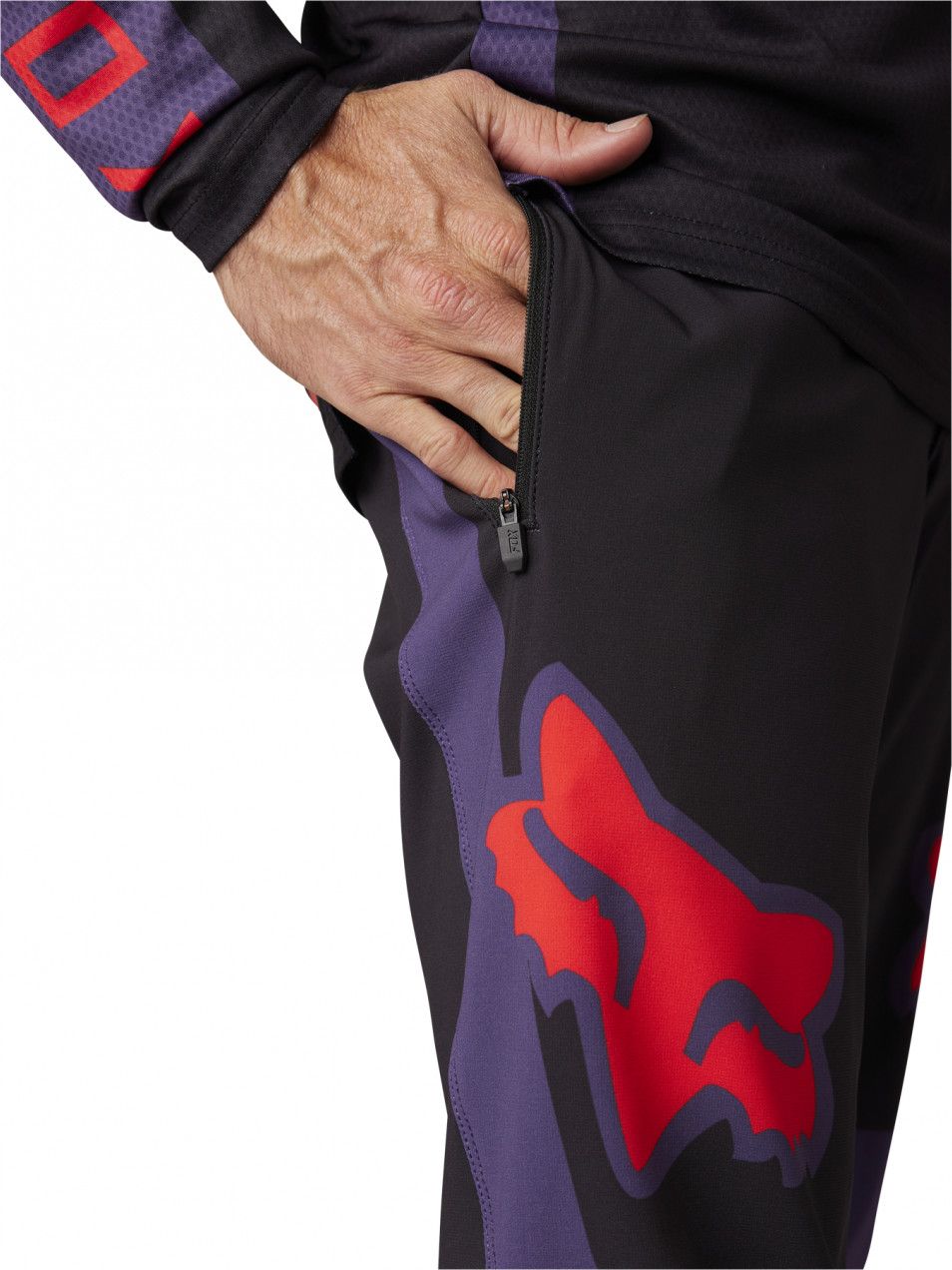 Fox Defend MTB Pants Purple Black Alltricks