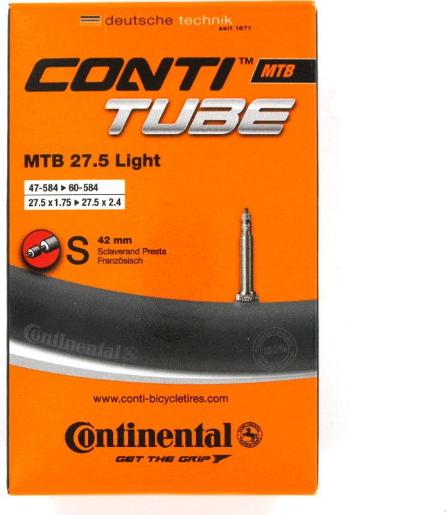 Continental mtb 27.5 light tube clearance
