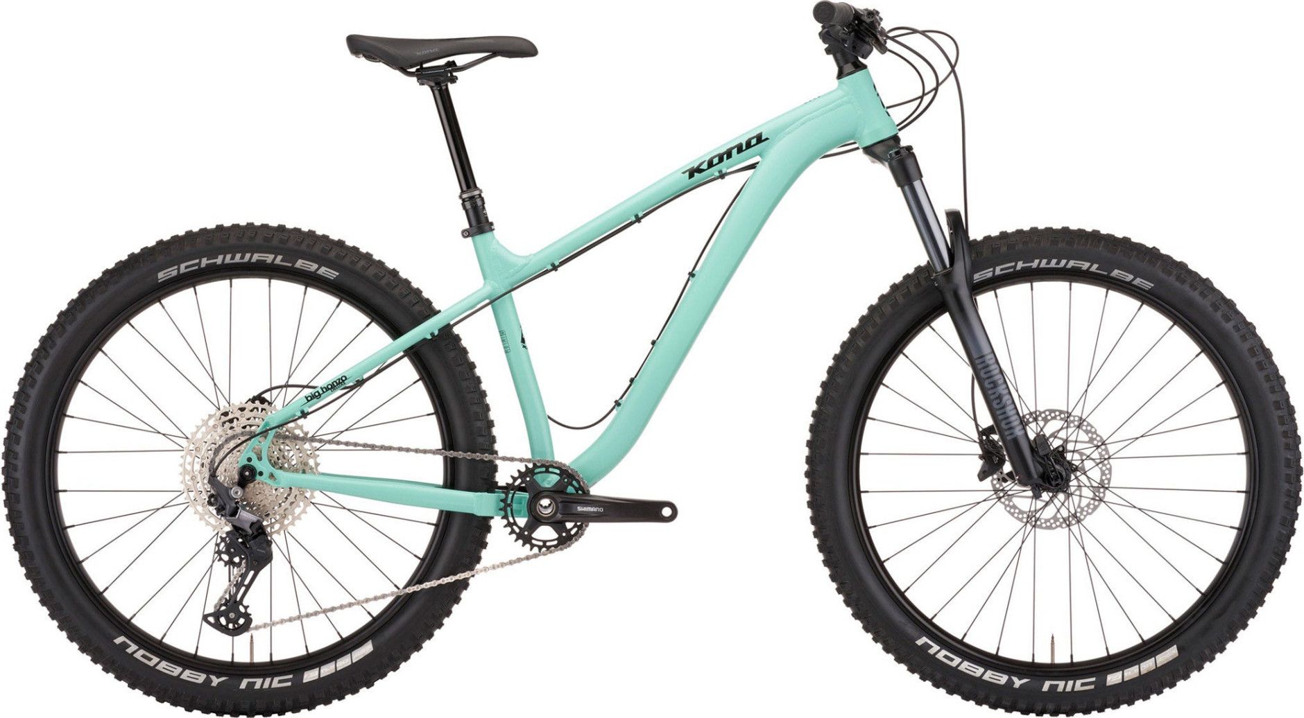 Kona Big Honzo DL Hardtail MTB Shimano Deore 12S 27.5'' Plus Mint Green