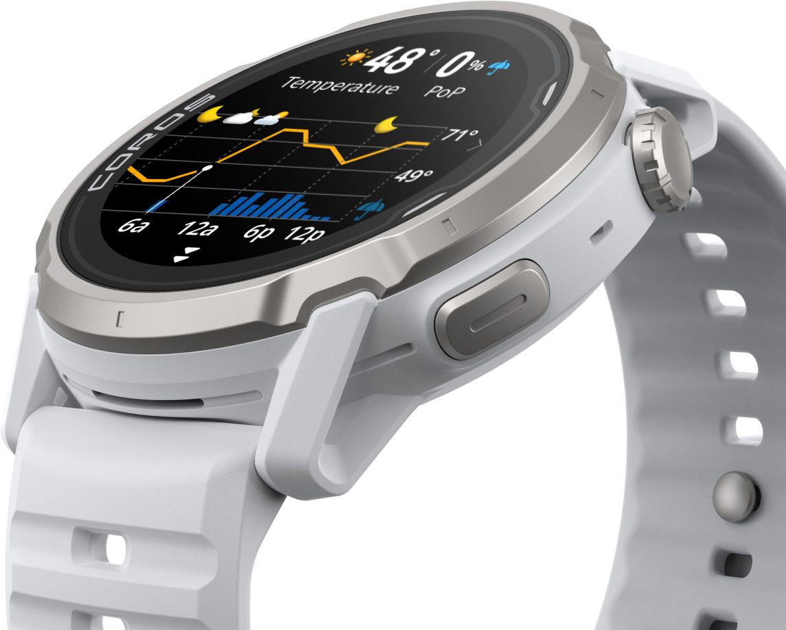 Montre GPS Coros Apex 42mm - Portée Une Fois, Bracelet Blanc/vert, Occasion Comme Neuve, Montre De Sport Connectée