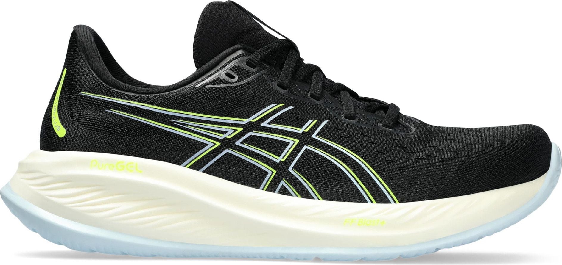 Chaussures Running Asics Gel Cumulus 26 Noir Jaune Homme Alltricks