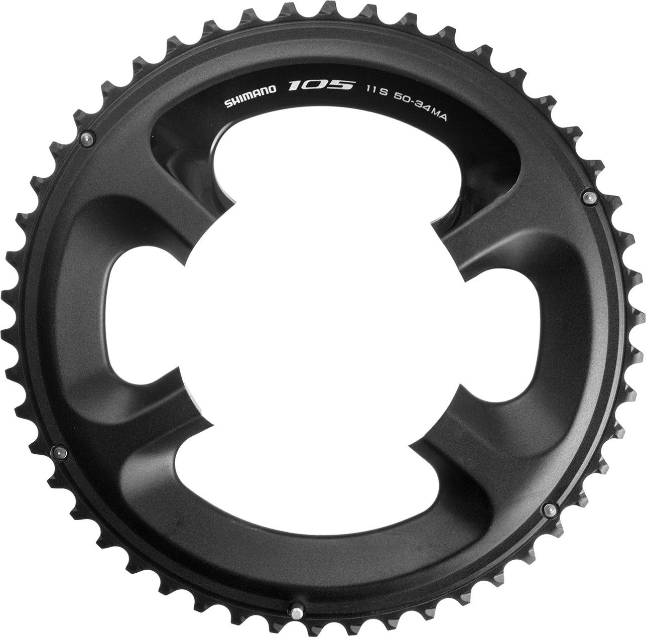 SHIMANO 105 FC-5800 165mm 42t シングル Shimano 105 FC-5800 External Chainring 11s Black | Alltricks.com