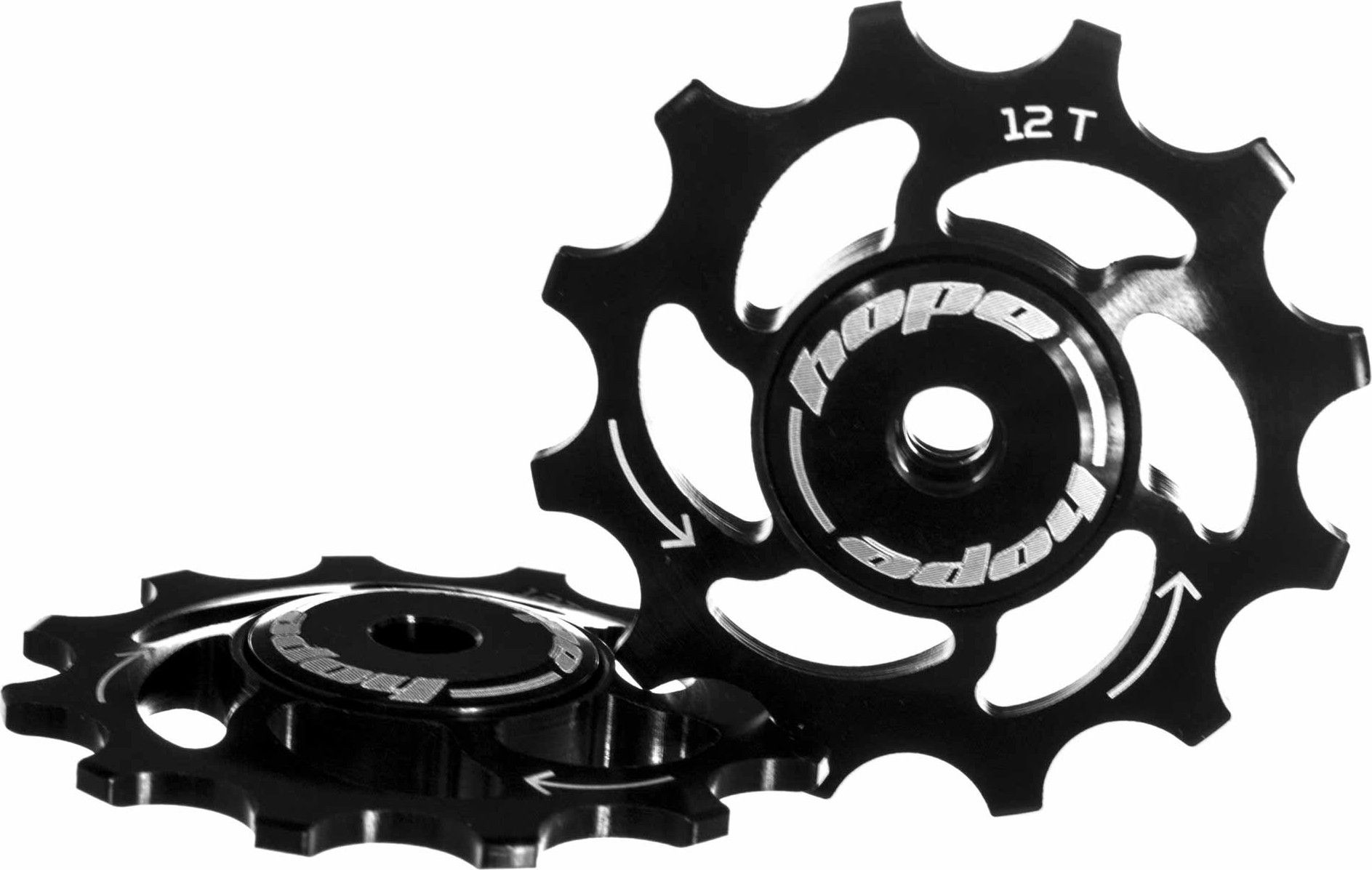 Pulegge Cambio Hope 14/12T Per SRAM, Jockey Nere, Alluminio, Mountain Bike