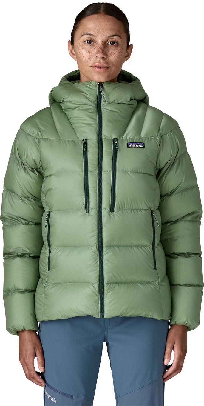 Patagonia Fitz Roy Down Hoody Green for Women | Alltricks.com