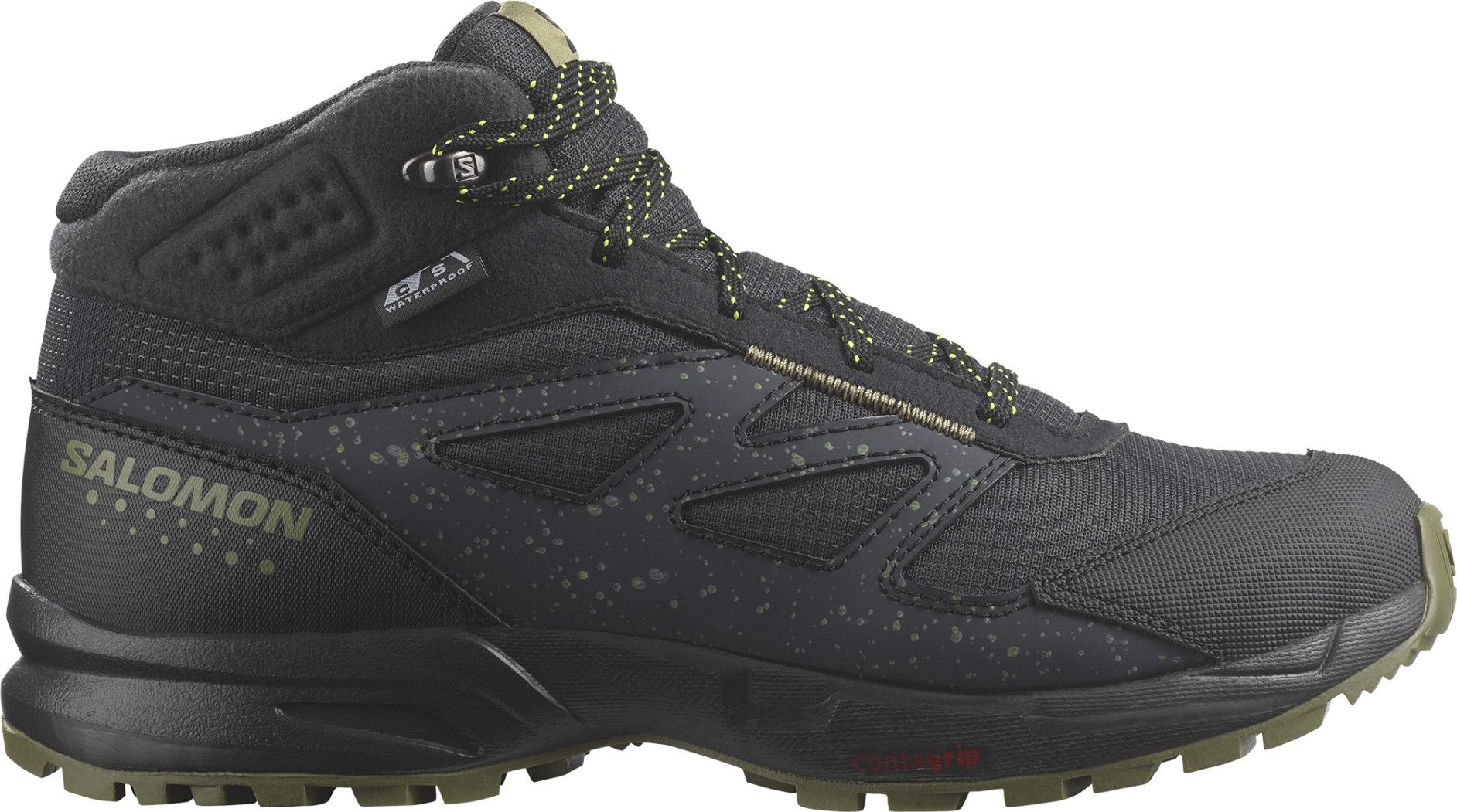 Salomon Outway Mid CSWP Junior Hiking Shoes Black Child Alltricks