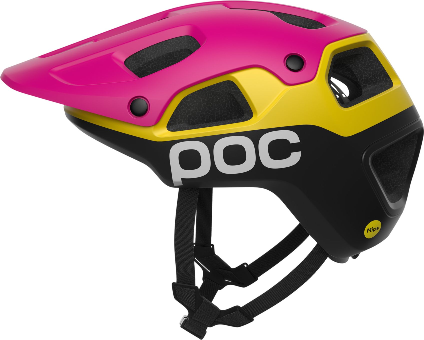 Mountainbike-Helm Poc Cularis Pure Mips Rosa/Gelb | Alltricks.de