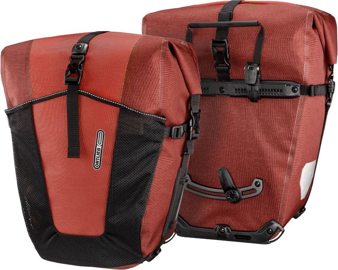 Ortlieb Back-Roller Pro Plus 70L Pair of Bike Bags Salsa Dark Chili Red