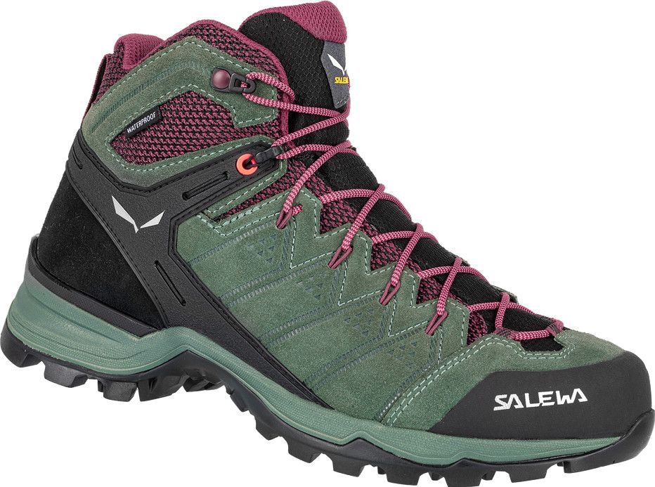 Scarpe da trekking da donna Salewa Alp Mate Mid Wp Green