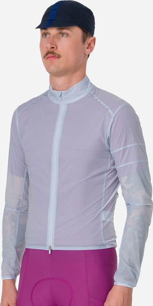 Men's Rapha Brevet Element Wind Jacket Blue/Silver | Alltricks.com