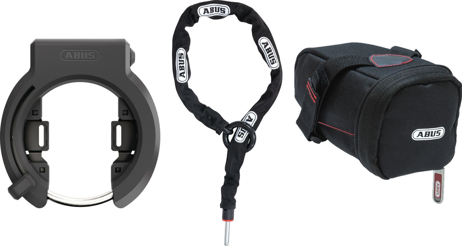 Antivol Abus Chaîne Acier Trempé 6KS/100cm – Noir, Sécurité Cadre Vélo, Neuf