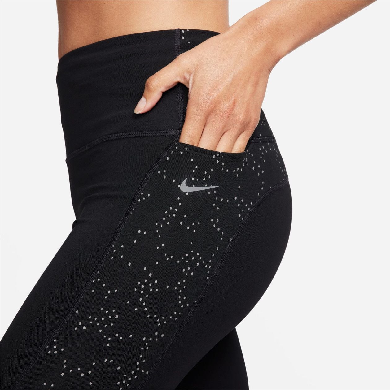 Nike pro flash women's running tights dri-fit reflective best sale