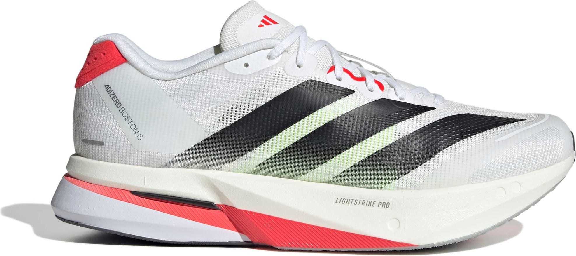 Adidas Adizero Boston 13 Bianco/Rosso Uomo Scarpe da corsa
