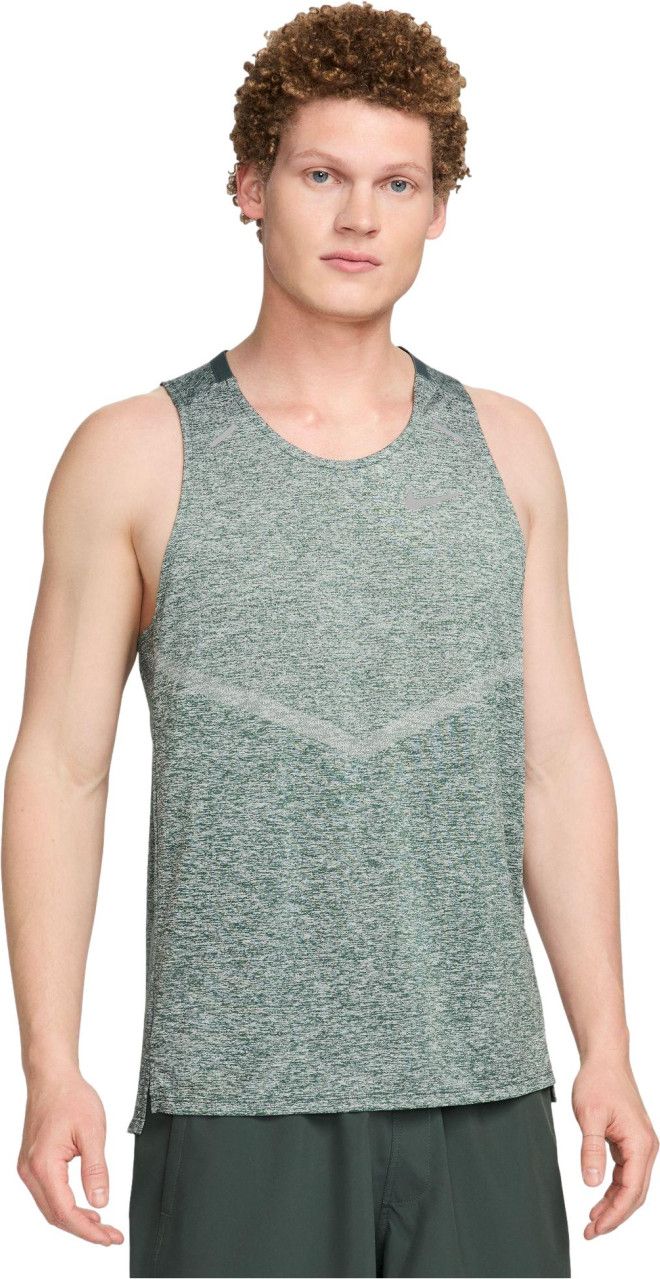 Nike Dri Fit Rise 365 Green Men s Tank Top Alltricks