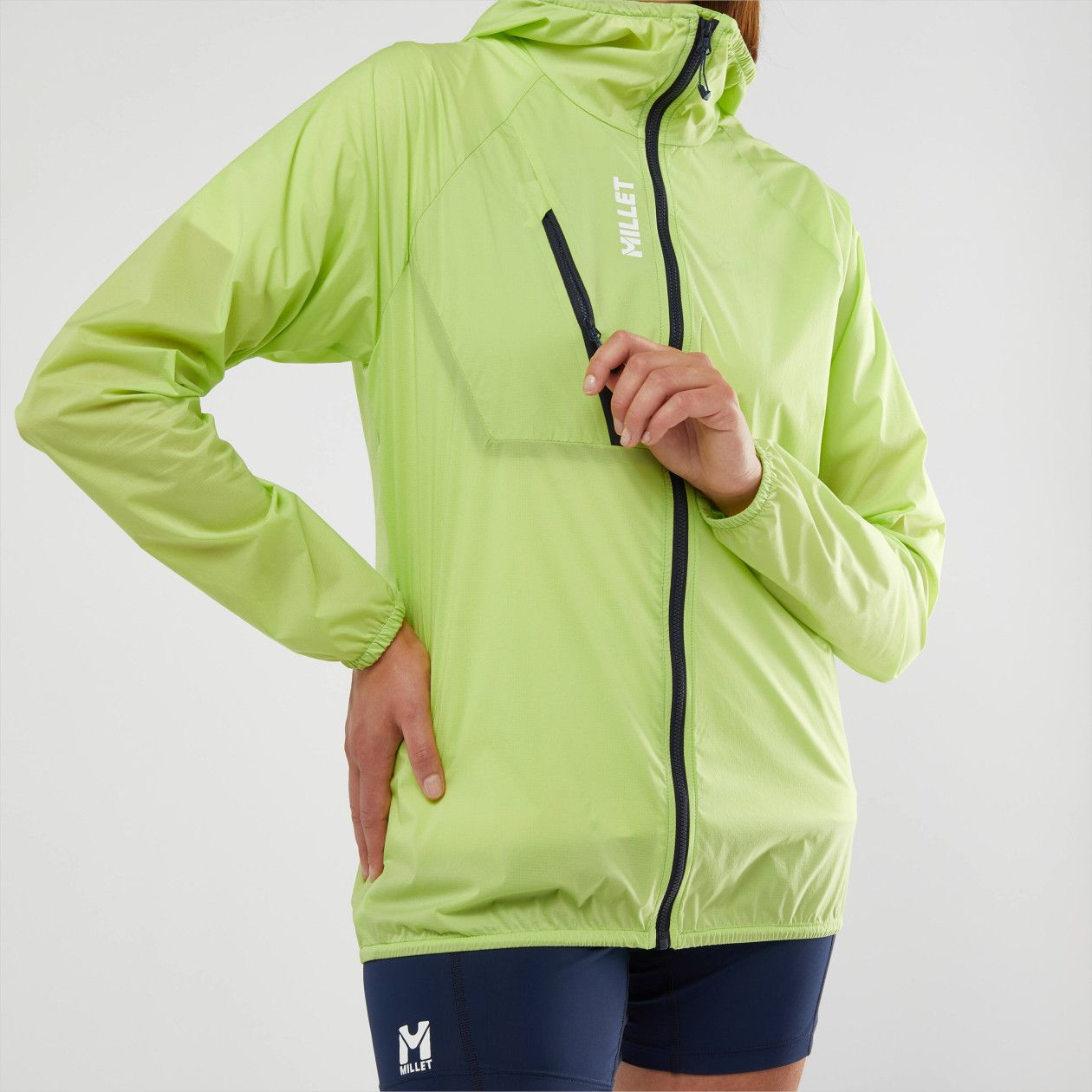 Veste Softshell Femme Millet Intense Light Jaune