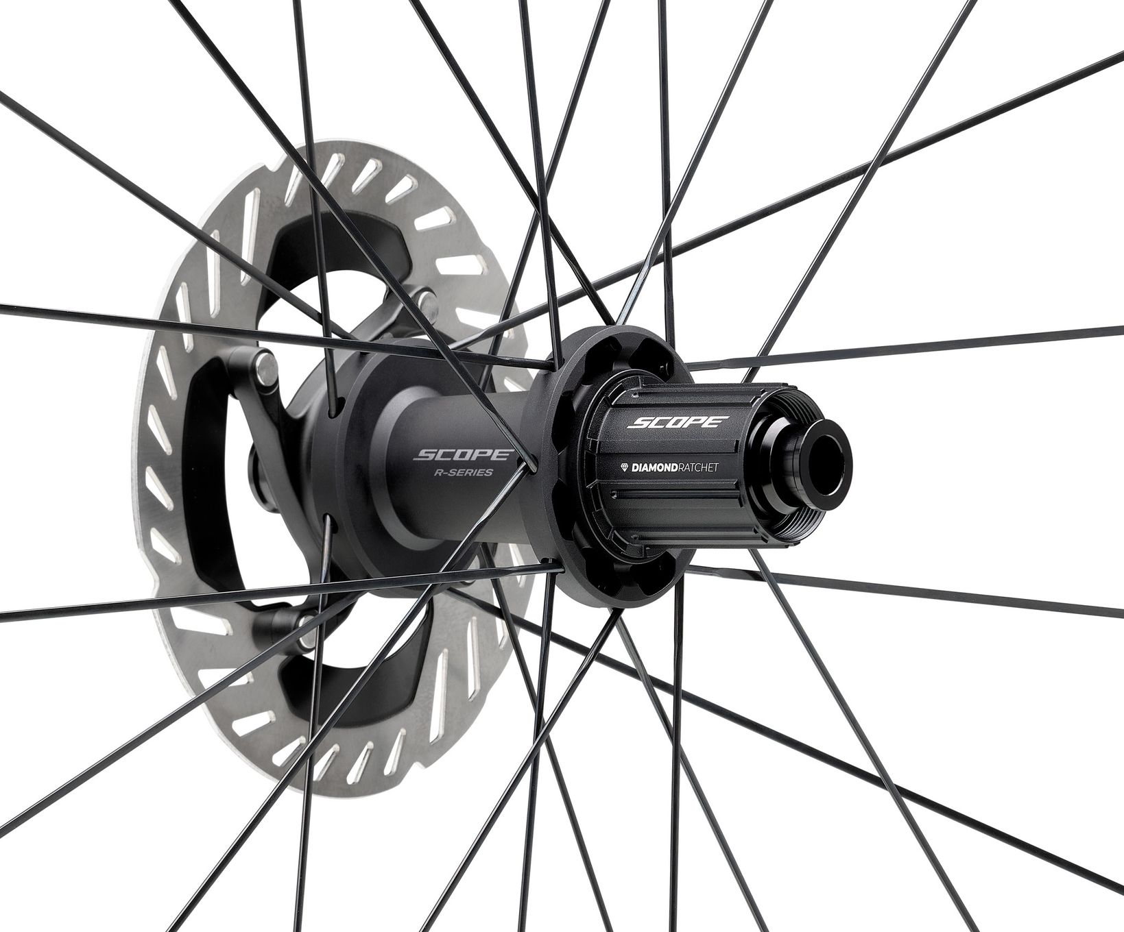 Pair of Scope R4 Disc Wheels 700mm | 12x100 - 12x142mm
