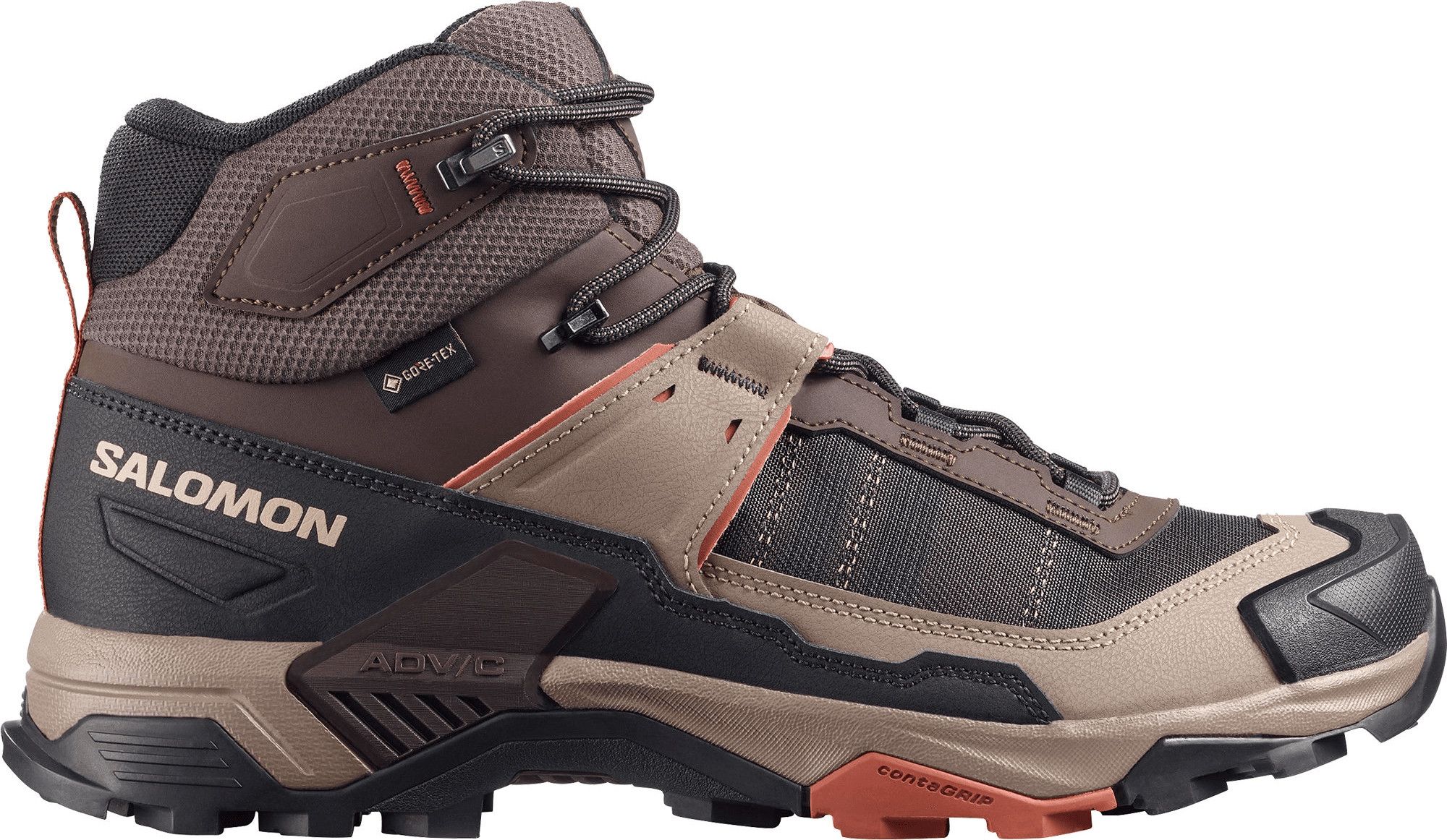 Salomon X Ultra 5 Mid GTX Hiking Boots, Brown, Men's | Alltricks.com