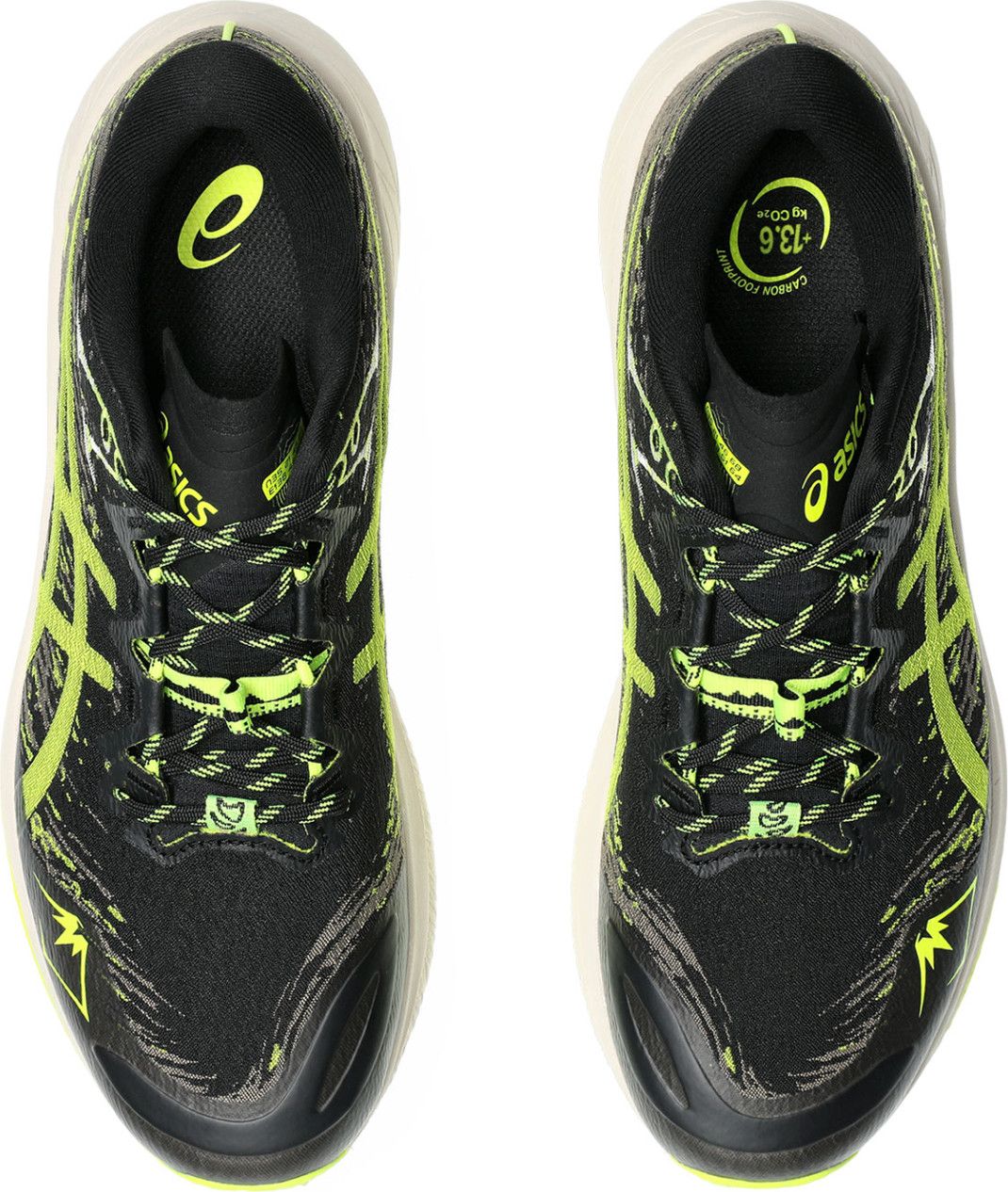 ASICS Fuji Lite‎ 5 Trail Running Shoes Black Neon Yellow Men\'s Size 9.5 Asics Fuji Lite 5 Men main image 3
