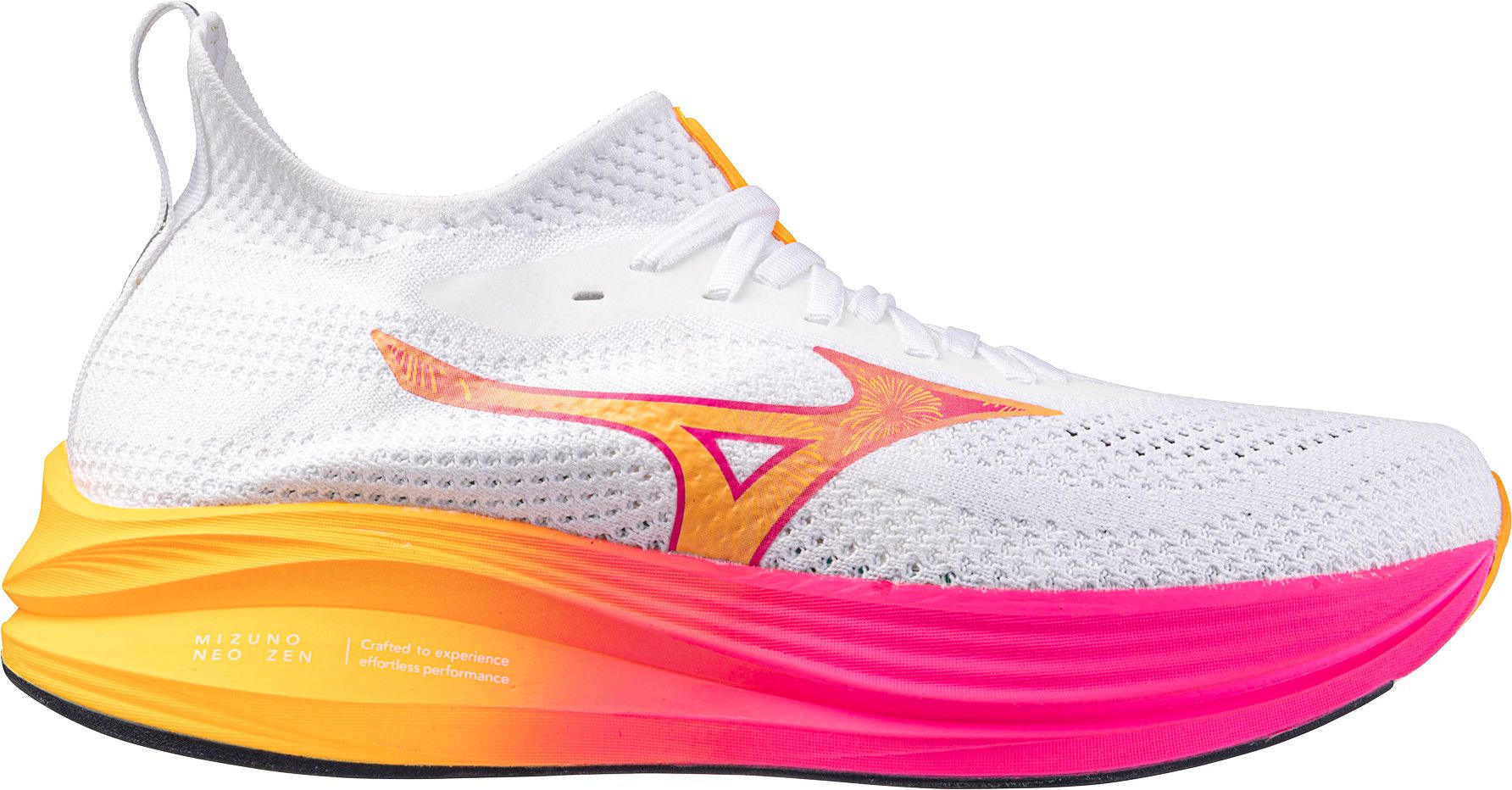 Mizuno Neo Zen Running Shoes White/Pink/Orange Unisex | Alltricks.com