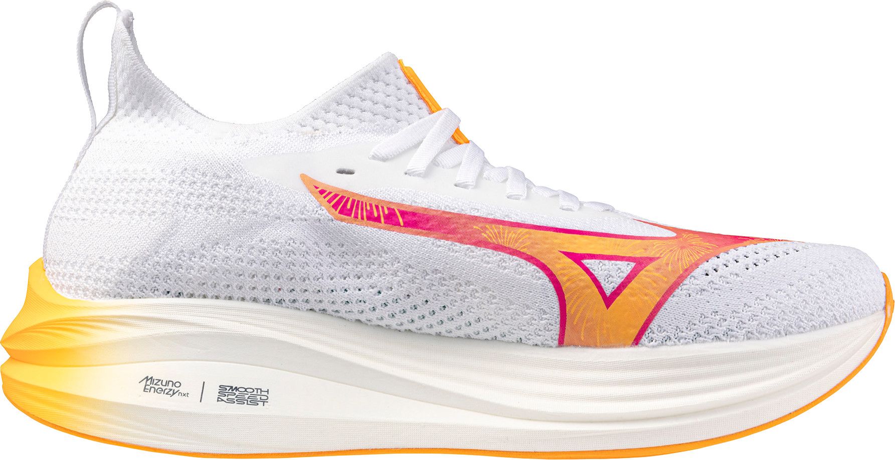 Mizuno Neo Zen Running Shoes White/Pink/Orange Unisex | Alltricks.com