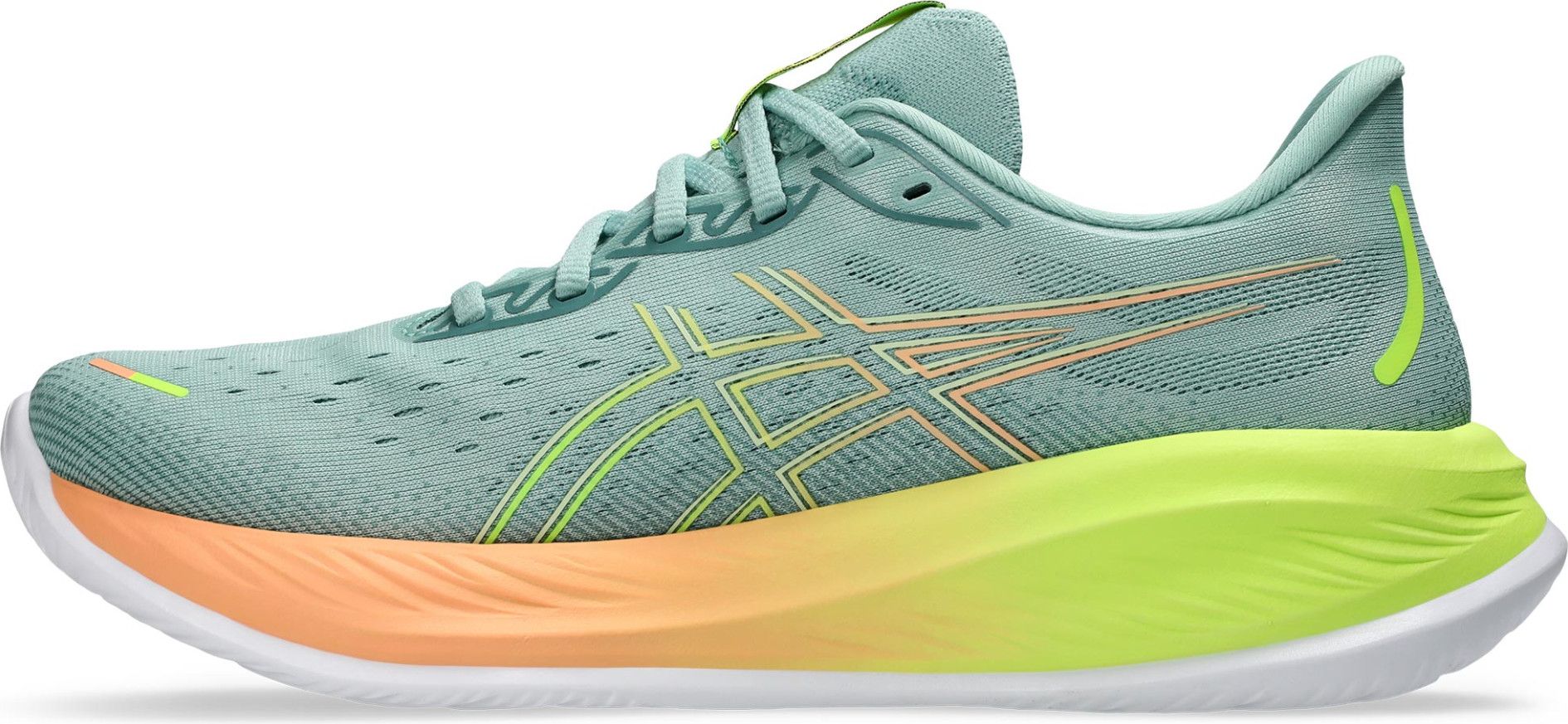 Chaussures Running Asics Gel Cumulus 26 Paris Vert Orange Jaune Homme Alltricks