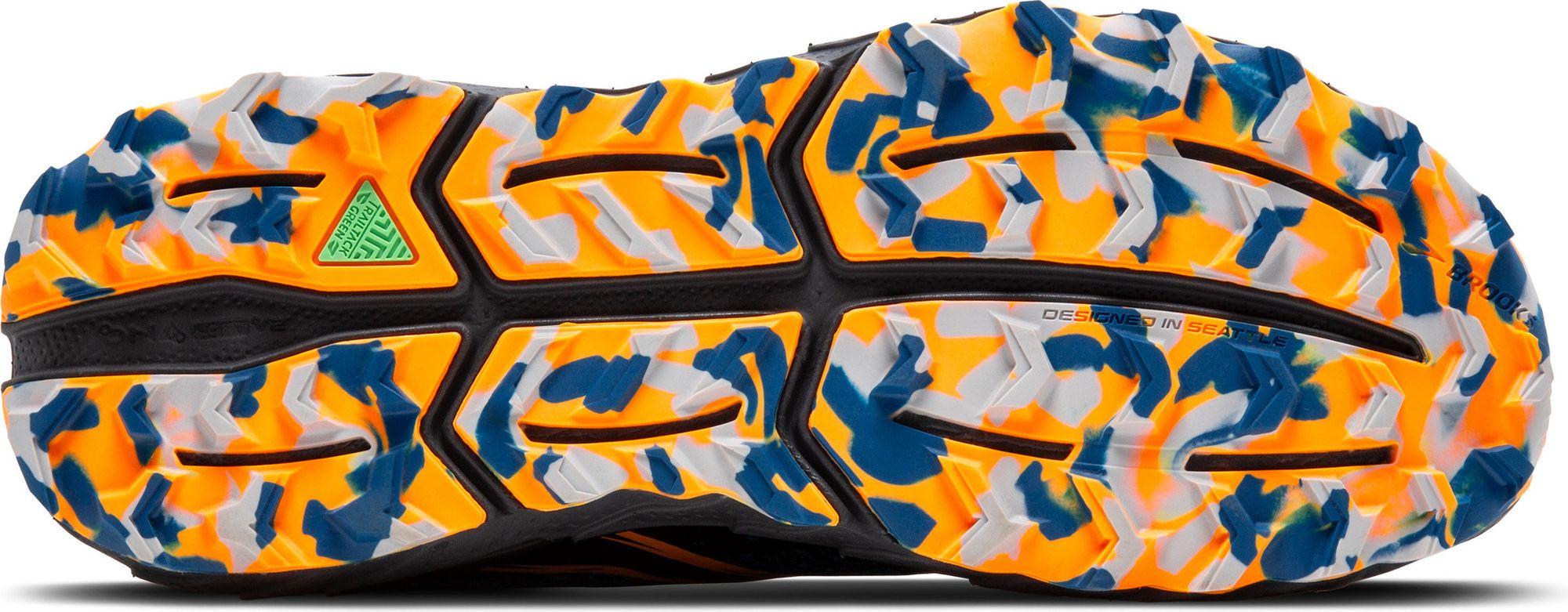 Brooks Cascadia 18 Men 9.5 Blue Yellow Trail Running Shoes Gorpcore Outdoors brooks cascadia shoes products for sale | eBay main image 2