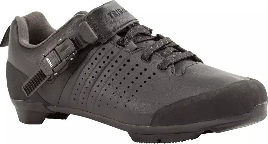 Leather cycling shoes spd hot sale