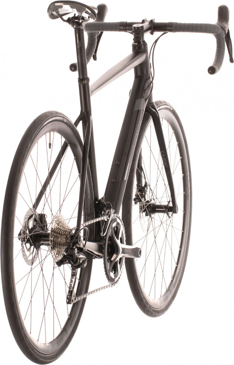 ■ CUBE ATTAIN SL Cube Attain SL High Road Bike Shimano 105 11s Black / Grey 2020